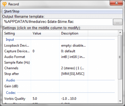 Capture d'écran de l'application fmedia - #3