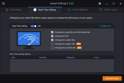 Capture d'écran de l'application IObit Smart Defrag - #7
