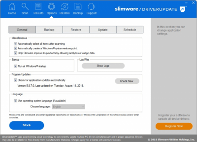 Capture d'écran de l'application DriverUpdate - #4