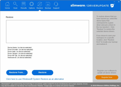 Capture d'écran de l'application DriverUpdate - #6