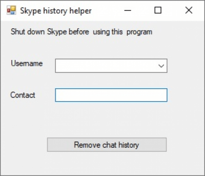 Capture d'écran de l'application Skype Chat Helper - #1