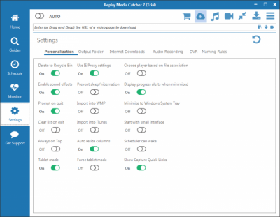 Capture d'écran de l'application Replay Media Catcher - #4