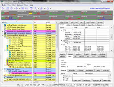 Capture d'écran de l'application TaskExplorer - #3