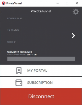 Capture d'écran de l'application PrivateTunnel - #5