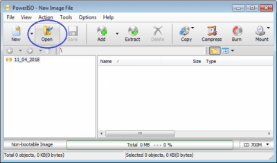 Capture d'écran de l'application PowerISO - #3