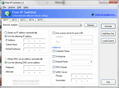 Capture d'écran de l'application Free IP Switcher - #1