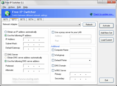 Capture d'écran de l'application Free IP Switcher - #2