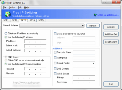 Capture d'écran de l'application Free IP Switcher - #3