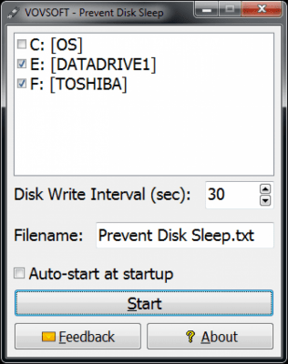 Capture d'écran de l'application Prevent Disk Sleep - #1