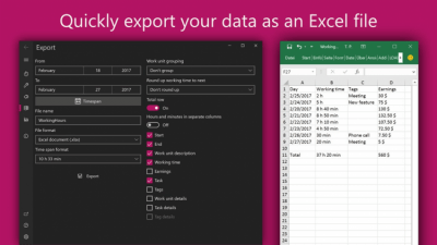 Capture d'écran de l'application WorkingHours - #6