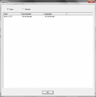 Capture d'écran de l'application Simple Bandwidth Monitor - #4