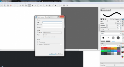 Capture d'écran de l'application Drawpile - #3