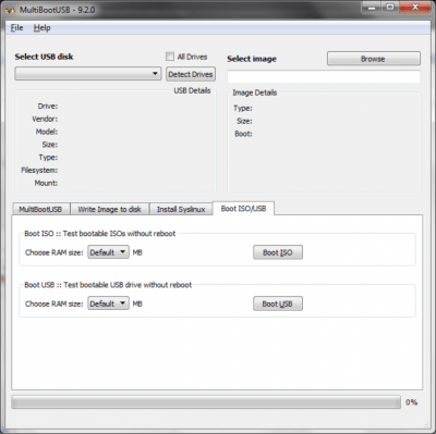 Capture d'écran de l'application MultiBootUSB - #3