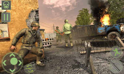 Capture d'écran de l'application Frontline World War 2 Survival FPS Grand Shooting - #2