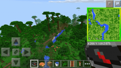 Capture d'écran de l'application Une mini-carte pour Minecraft - #1