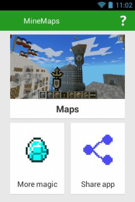 Capture d'écran de l'application Cartes pour Minecraft PE - #1