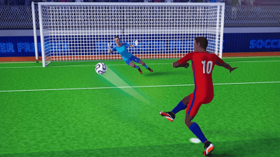 Capture d'écran de l'application FreeKick Soccer World Champion - #1