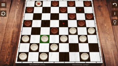 Capture d'écran de l'application Dames du English Checkers - #1