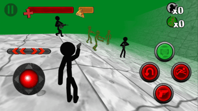 Capture d'écran de l'application Stickman Contre Zombie 3D - #4