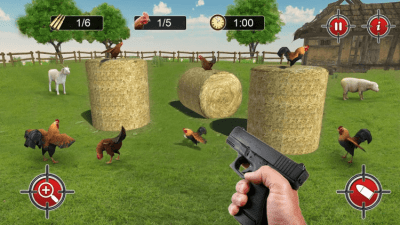 Capture d'écran de l'application Frenzy Chicken Shooter 3D - #7