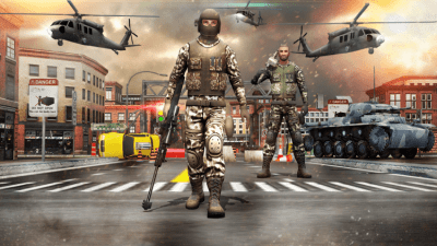 Capture d'écran de l'application US Army Gun Battle War Combat Shooting Counter - #5