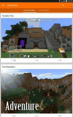 Capture d'écran de l'application Maps for Minecraft PE - #1