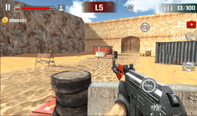 Capture d'écran de l'application Sniper Shoot Fire War - #2