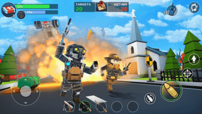 Capture d'écran de l'application PIXEL'S UNKNOWN BATTLE GROUND - #4