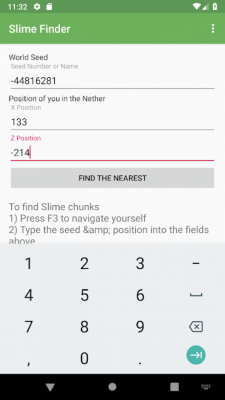 Capture d'écran de l'application Slime Finder for Minecraft - #2