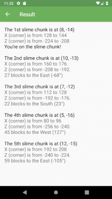 Capture d'écran de l'application Slime Finder for Minecraft - #3