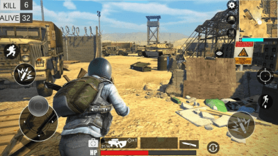 Capture d'écran de l'application Desert survival shooting game - #2