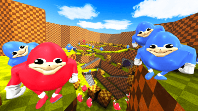 Capture d'écran de l'application Ugandan Knuckles and Chungus Battle Royale Online - #1