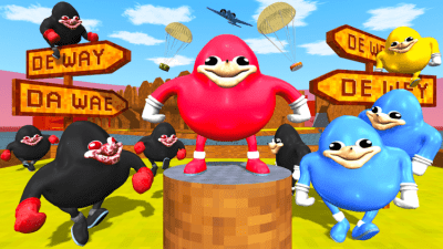 Capture d'écran de l'application Ugandan Knuckles and Chungus Battle Royale Online - #3