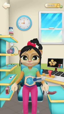 Capture d'écran de l'application Ma chatte enceinte qui parle Emma - #8