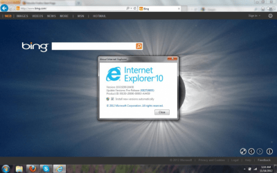 Capture d'écran de l'application Internet Explorer - #1