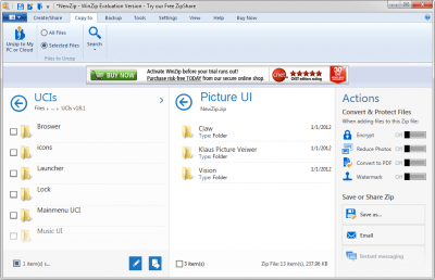 Capture d'écran de l'application WinZIP - #5