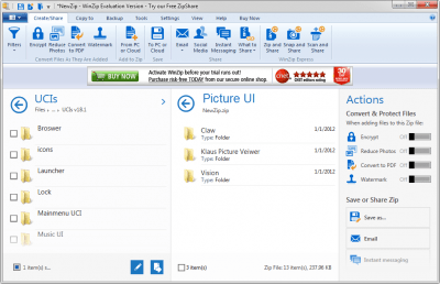 Capture d'écran de l'application WinZIP - #6