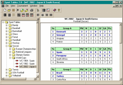 Capture d'écran de l'application Tables de sport - #2