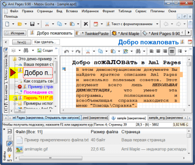 Capture d'écran de l'application Aml Pages - #5
