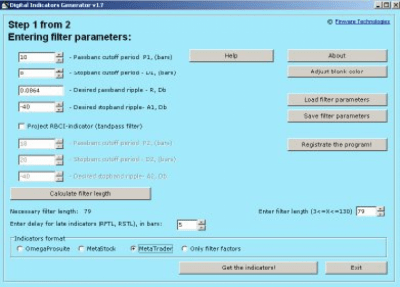 Capture d'écran de l'application Digital Indicators Generator v1.7 - #1