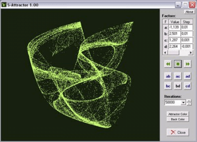 Capture d'écran de l'application S-Attractor - #1