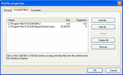 Capture d'écran de l'application Rapid File Defragmentor - #2