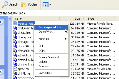 Capture d'écran de l'application Rapid File Defragmentor - #5