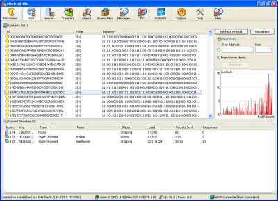 Capture d'écran de l'application eMule - #3