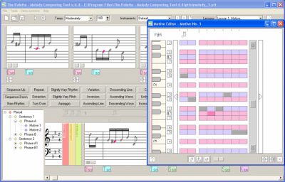 Capture d'écran de l'application The Palette - Melody Composing Tool - #1