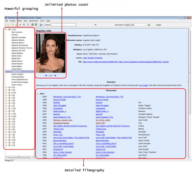 Capture d'écran de l'application Personal Video Database - #4