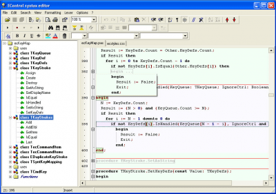 Capture d'écran de l'application EControl Syntax Editor - #1