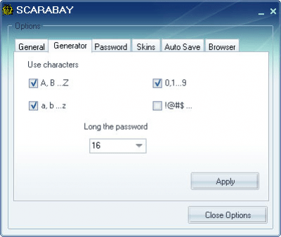 Capture d'écran de l'application SCARABAY - #2
