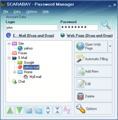 Capture d'écran de l'application SCARABAY - #7