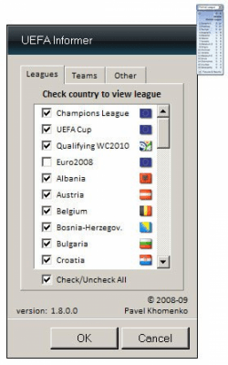 Capture d'écran de l'application UEFA Informer - #3